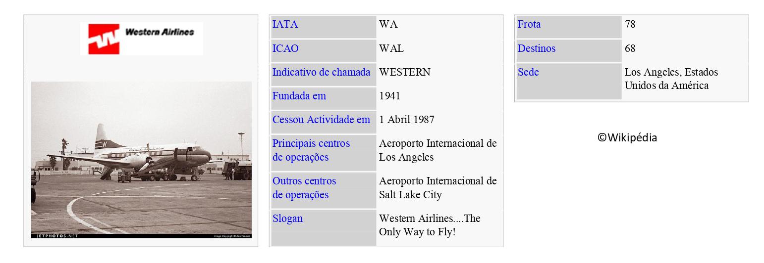 WESTERN AIRLINES